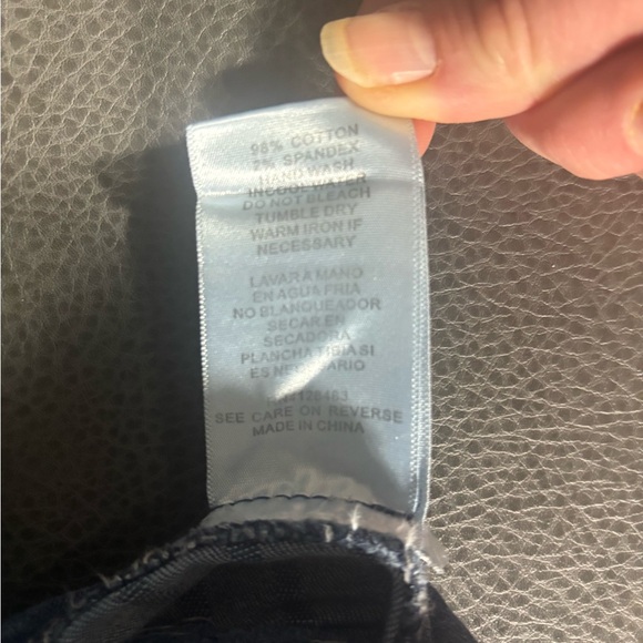 UNIQ By LITZ Women Mid Rise Flare Bellbottom Denim Raw Hem Jeans Size 27/5 - Picture 7 of 9